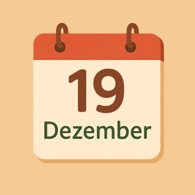 Historischer Kalender – 19. Dezember